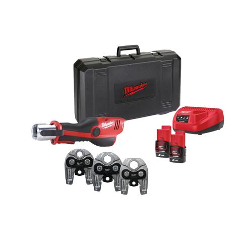 Milwaukee M12ONEHPT-202C Geberit Mapress Set Akku-Presswerkzeug 4933481038