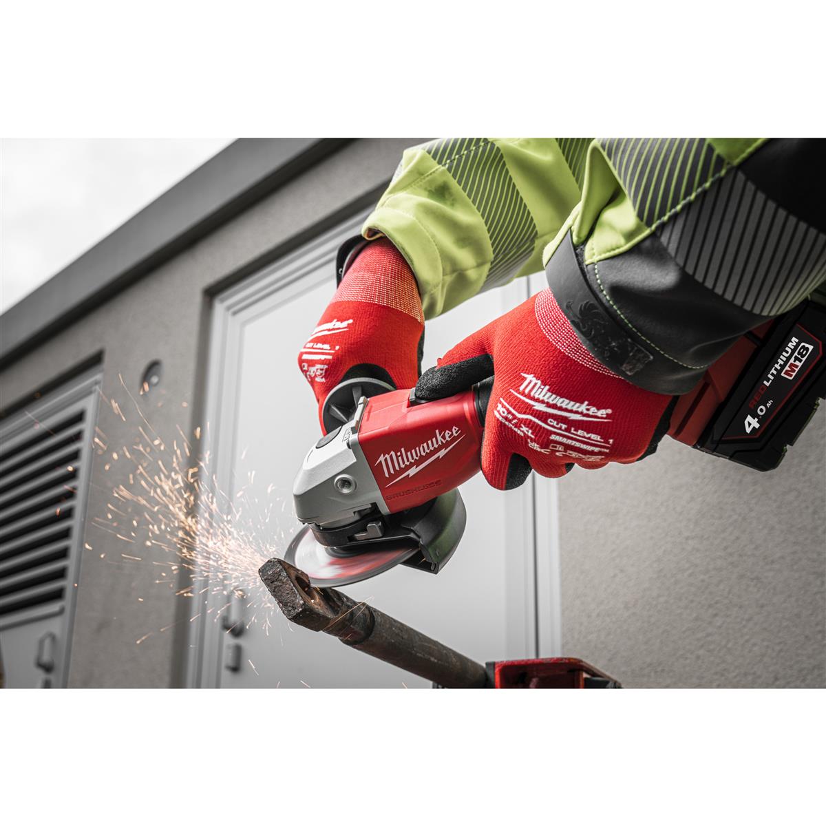 Meuleuse d'angle sans fil Milwaukee M18BLSAG125X-402X 4933492644