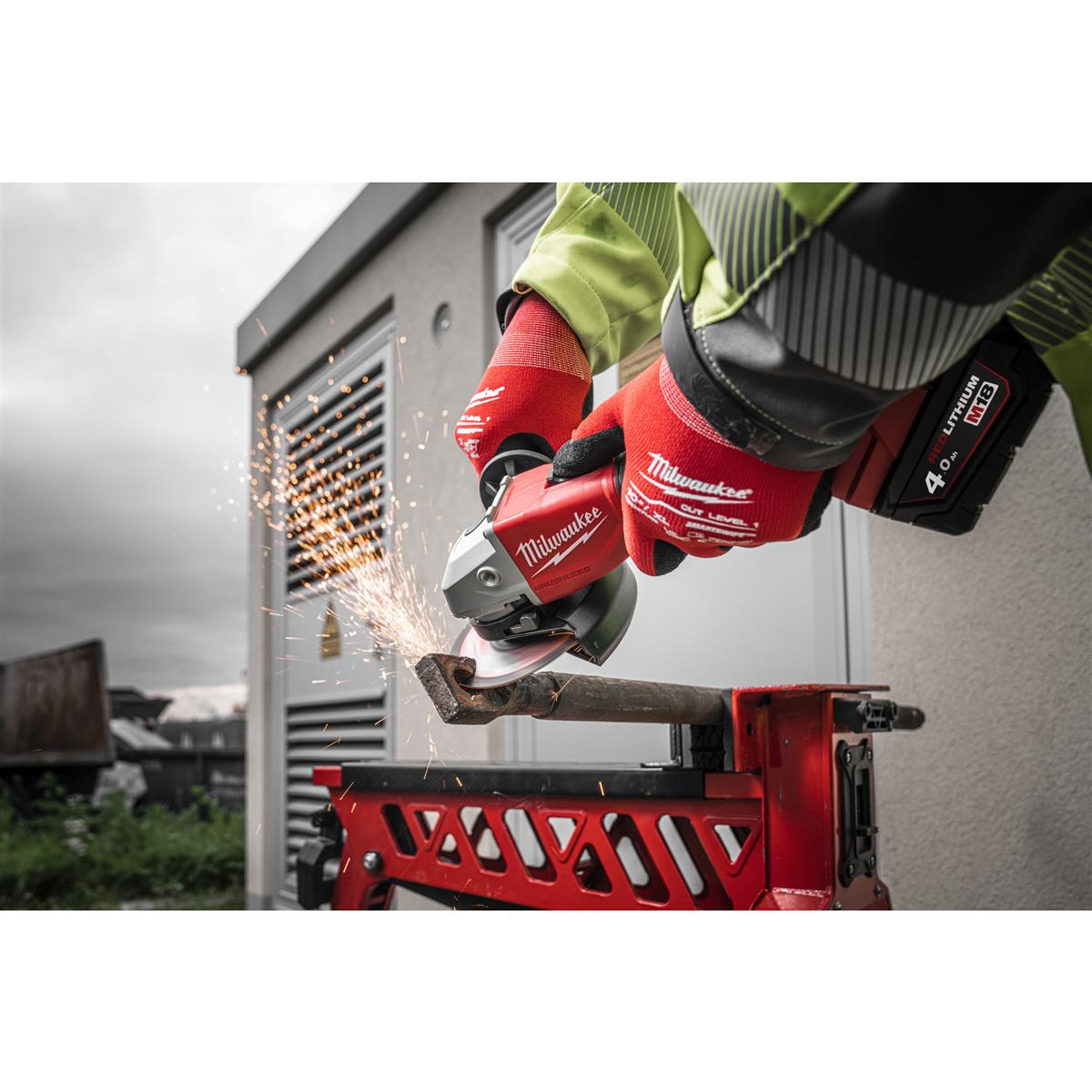 Meuleuse d'angle sans fil Milwaukee M18BLSAG125X-402X 4933492644