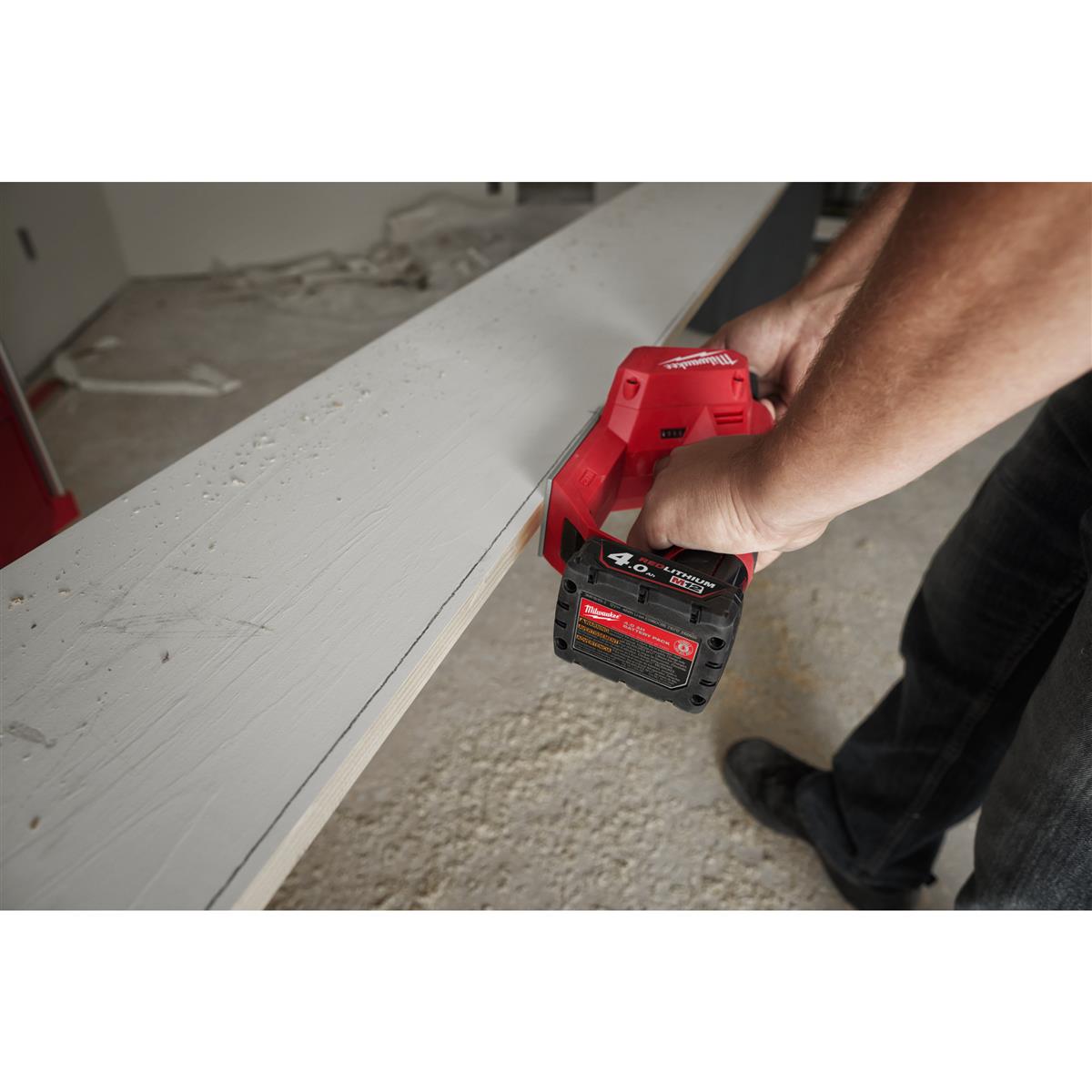Milwaukee cordless planer M12BLP-402X 4933492851