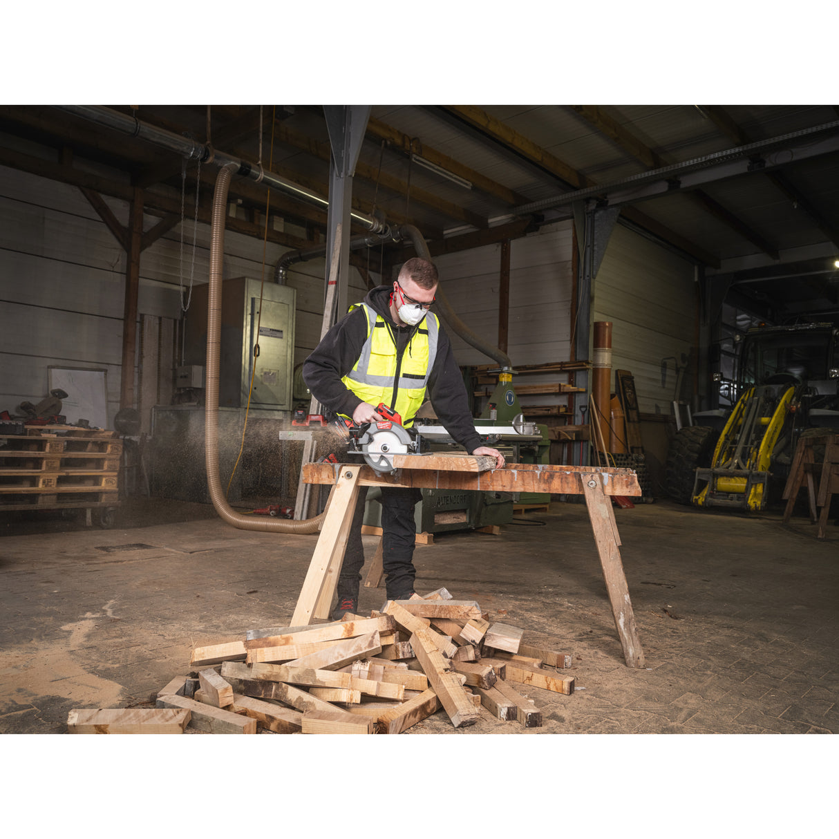 Milwaukee Akku-Handkreissäge M18FCS66GR3-121C Akku-Kreissäge IN2 4933493492