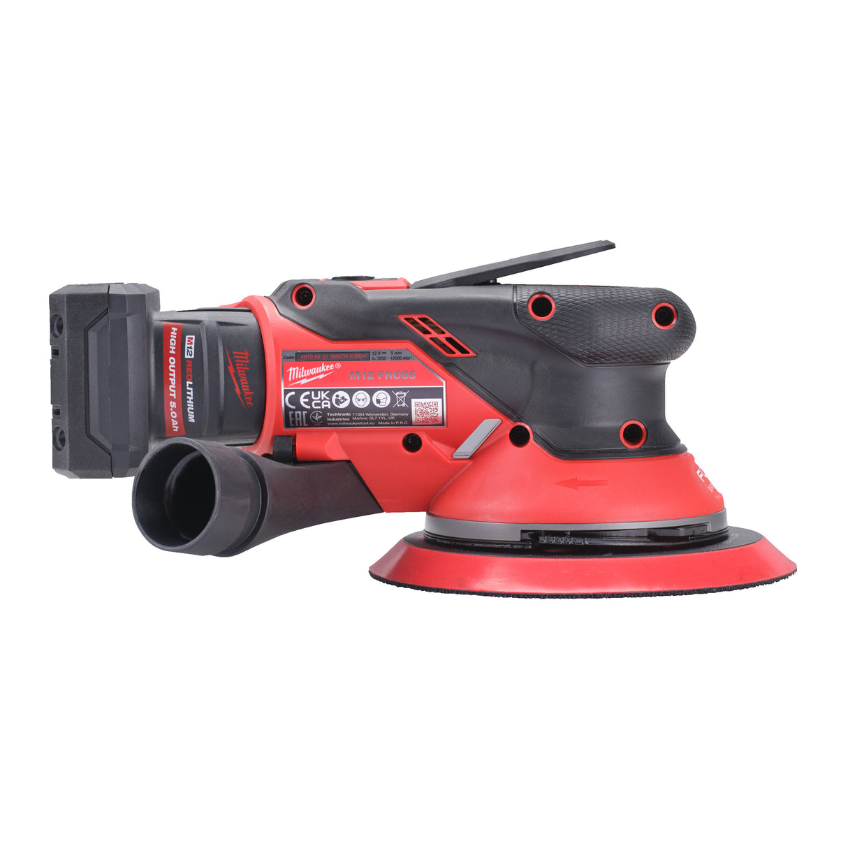 Milwaukee Akku-Exzenterschleifer M12FROS5-502X Akku-Exzenterschleif. IN2 4933493651