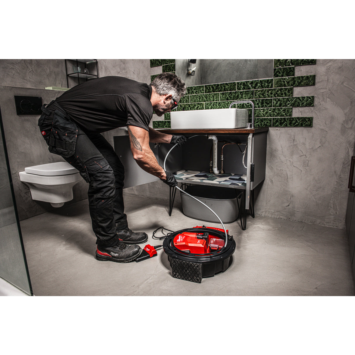 Milwaukee Akku-Rohrreiniger M12HSFSM-602 Akku-Hochgeschw.masch IN2 4933498378