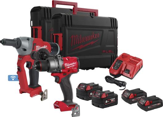 Milwaukee Akku-Maschinenset M18ONEPP2V-524X 4933499416