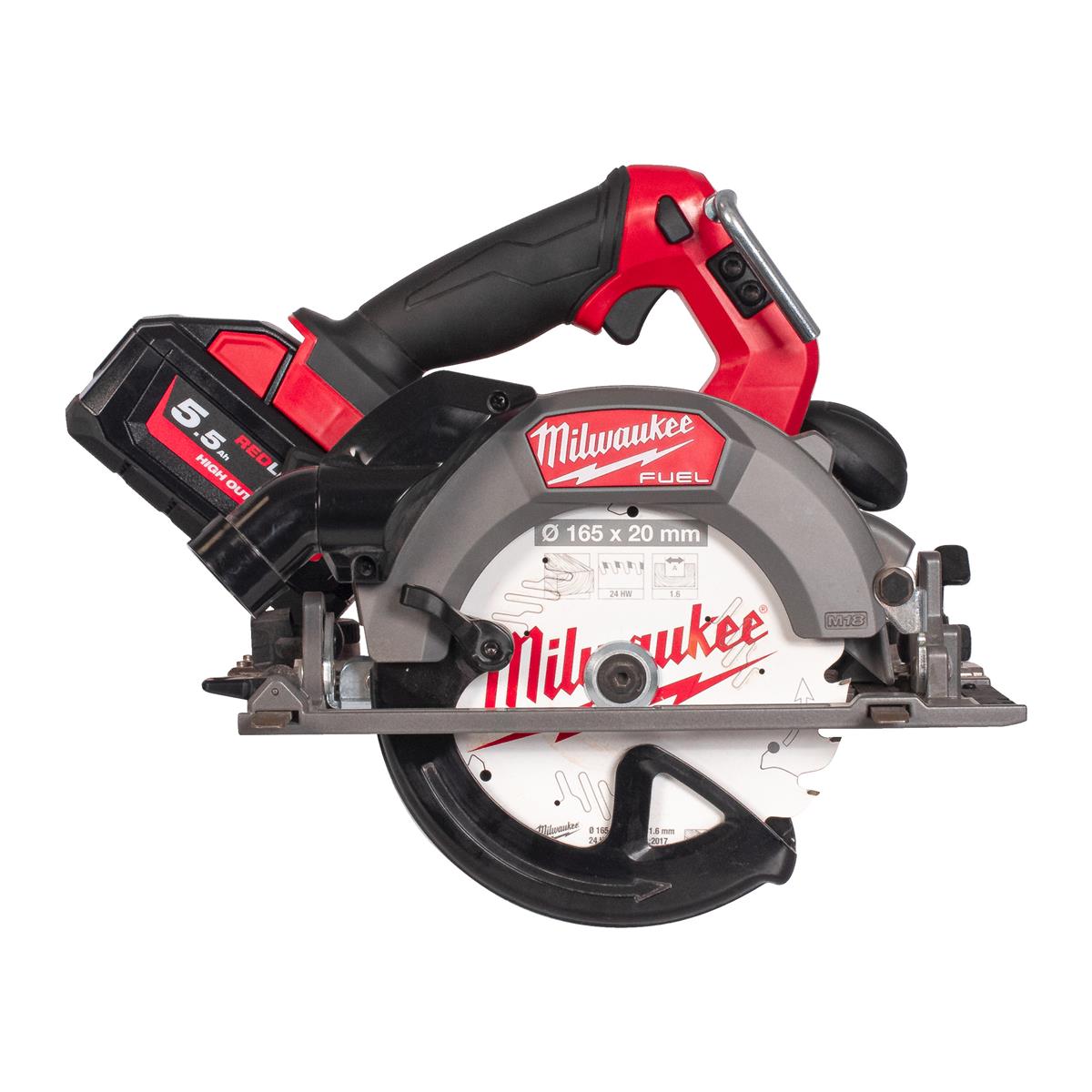 Milwaukee Akku-Handkreissäge M18FCSDC165-552C IN2 4933499997