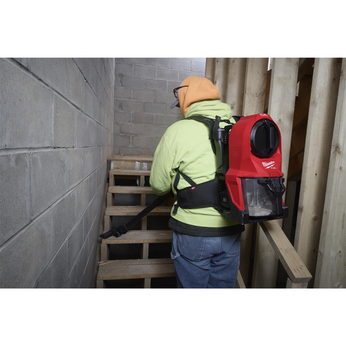 Milwaukee Akku-Sauger M18FBPV2-0 Akku-Rucksack-Staubsauger XXX 4933500039