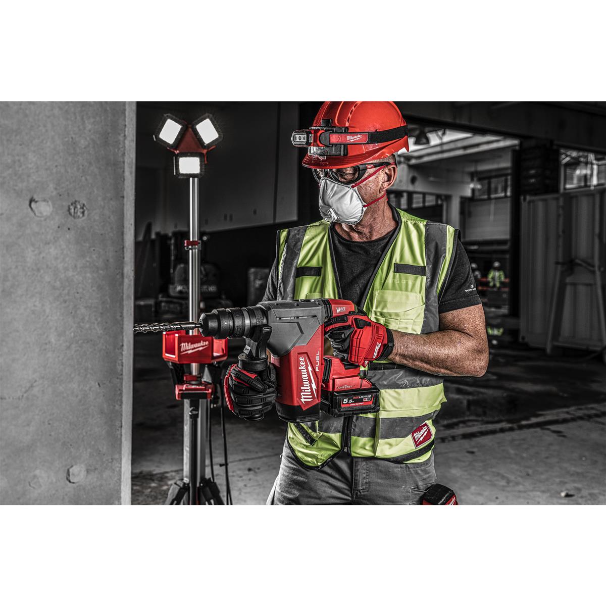 Milwaukee Akku-Kombihammer M18ONEFHPX-802X IN2 4933500234