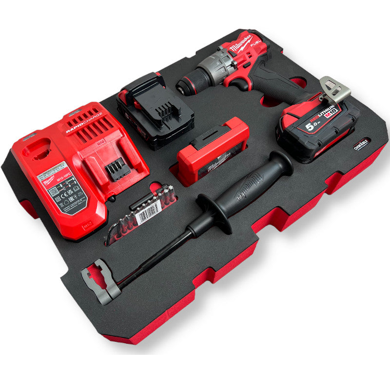 Insert en mousse SCHWÄBLE® insert en mousse pour perceuse à percussion Milwaukee FPD3