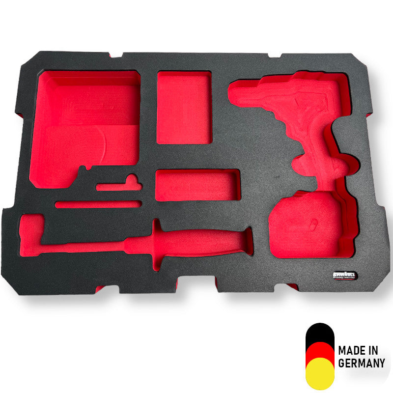 Insert en mousse SCHWÄBLE® insert en mousse pour perceuse à percussion Milwaukee FPD3