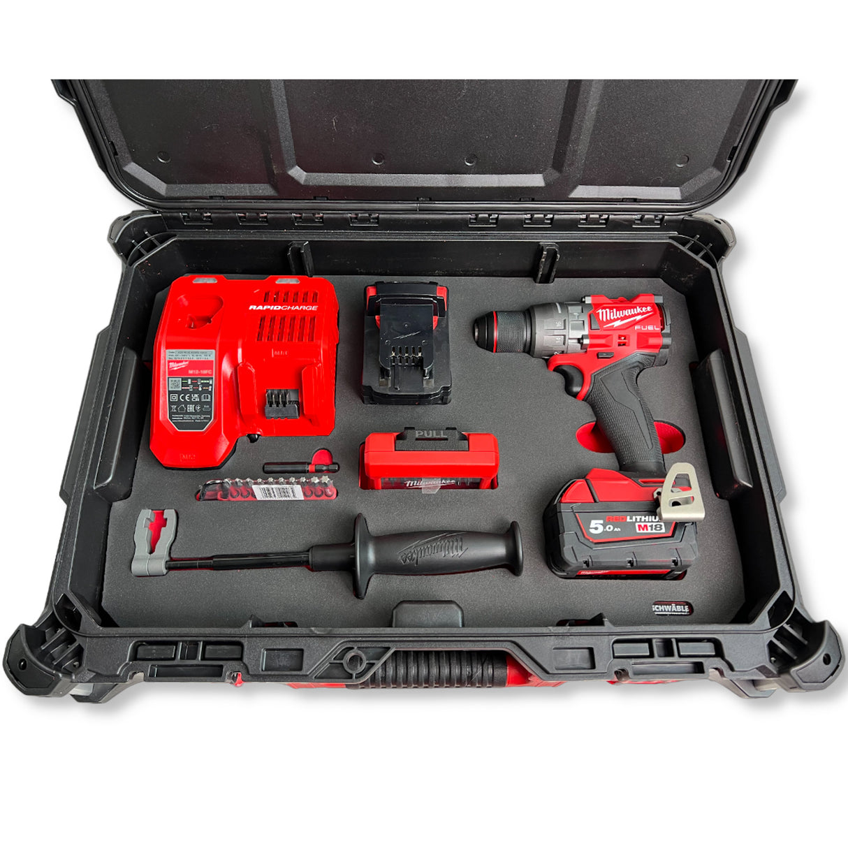 Insert en mousse SCHWÄBLE® insert en mousse pour perceuse à percussion Milwaukee FPD3