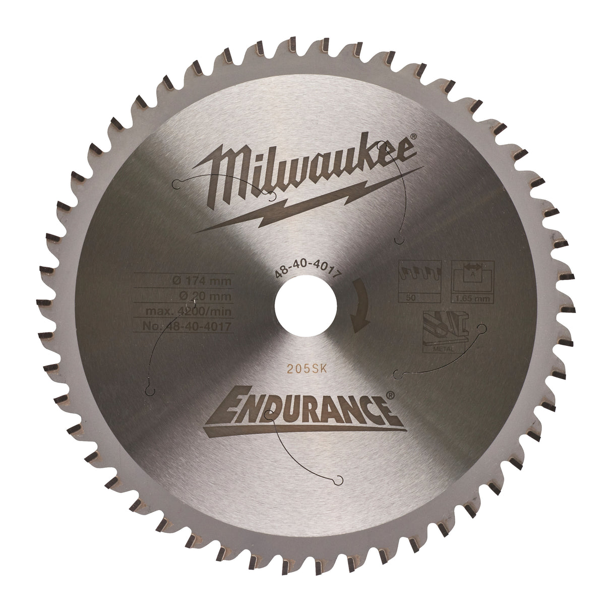 Milwaukee Kreissägeblatt 48404017 roteswerkzeug