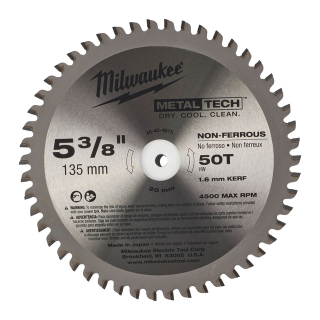 Milwaukee Kreissägeblatt 48404075 roteswerkzeug