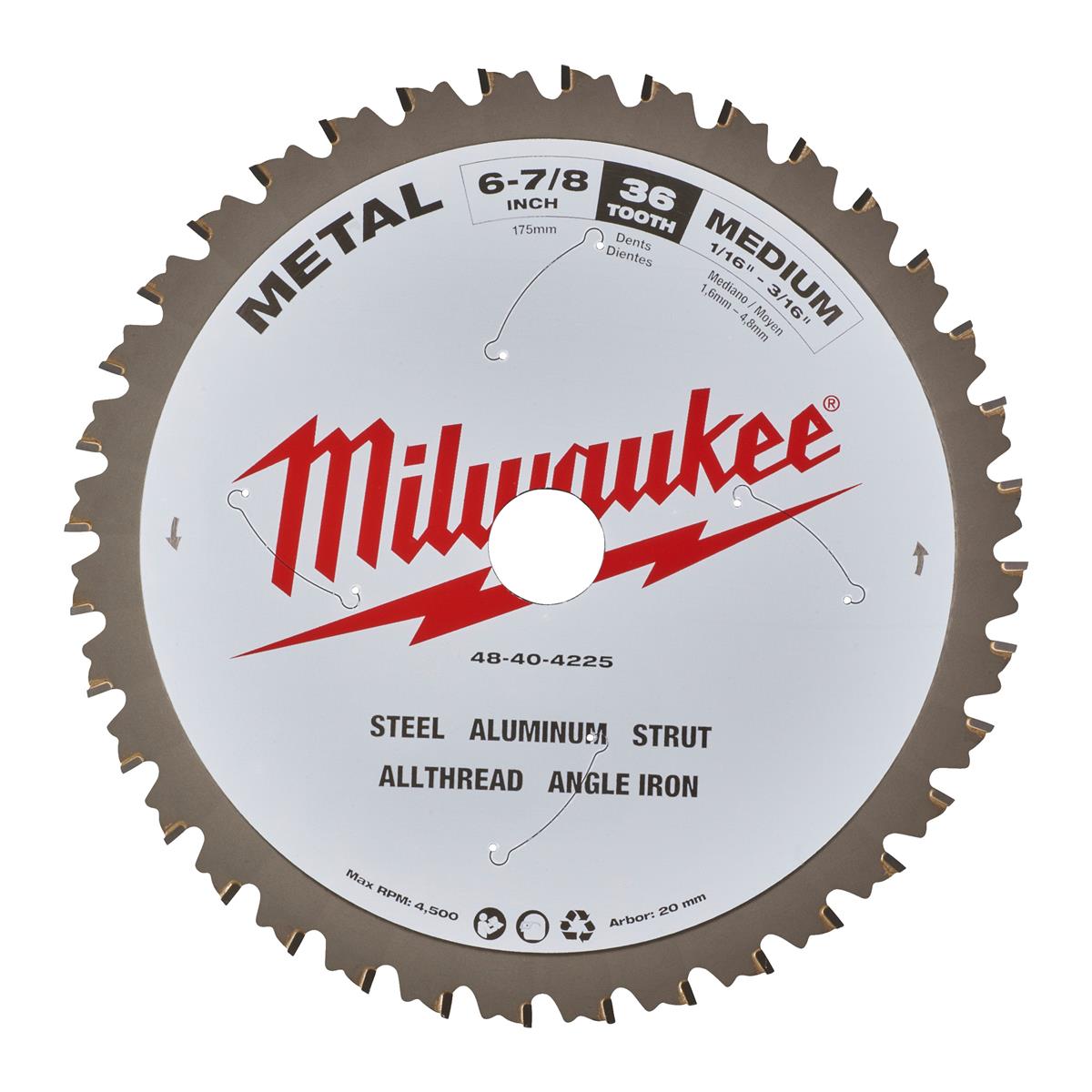 Lame de scie circulaire Milwaukee 48404225