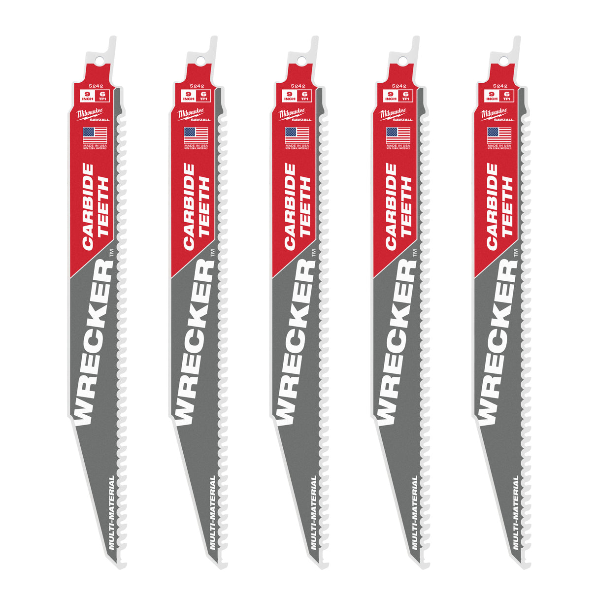 Milwaukee Säbelsägeblatt 230x6 mm WRECKER HM (5) 48475542
