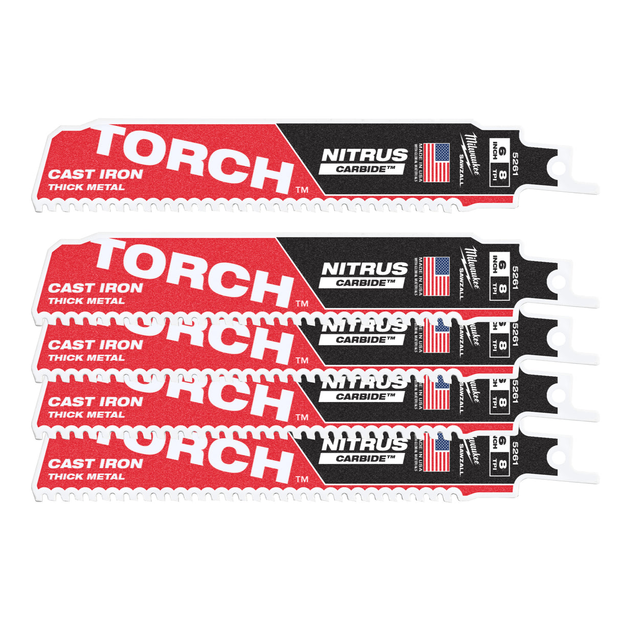 Milwaukee Säbelsägeblatt 150x8 mm TORCH HM (5) 48475561