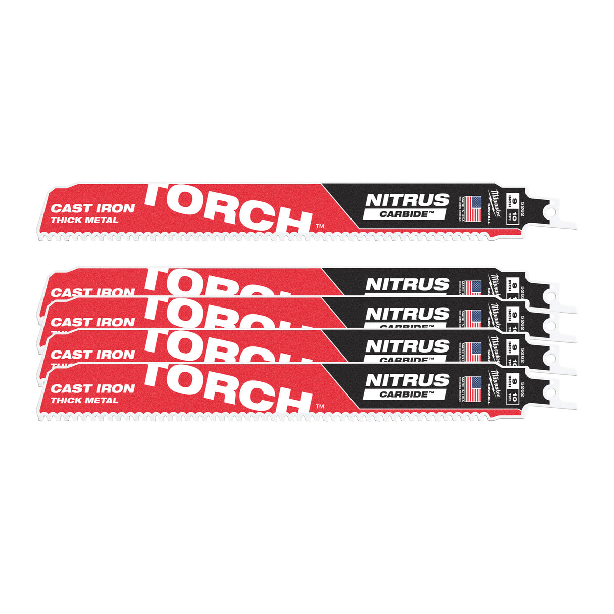 Milwaukee Säbelsägeblatt Säbelsägebl.230x10 mm TORCH NITRUS HM(5) 48476552