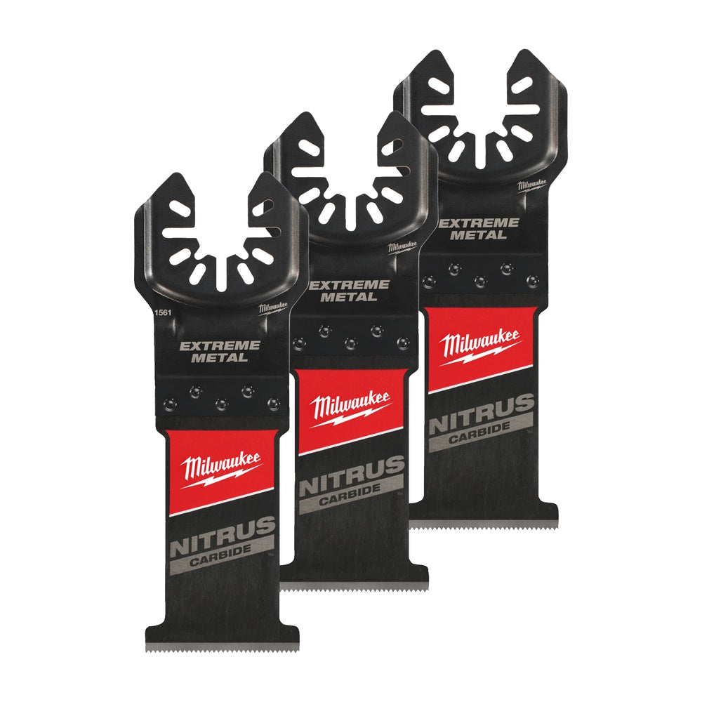 Milwaukee Tauchsägeblatt OPEN-LOK Breite 35 mm 3 Stk. für Metall, dünnes Metall, Schrauben, Bolzen, Nägel 48851563