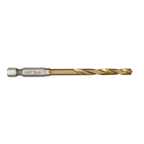 Milwaukee Metallbohrer HSS-G TiN RED HEX 5x31mm SHOCKWAVE 48894712 roteswerkzeug
