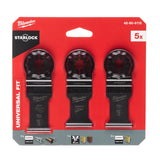 Milwaukee ensemble d'accessoires multi-outils STARLOCK 48906115
