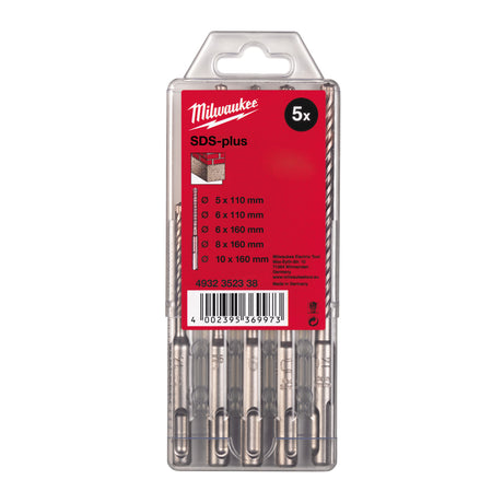 Milwaukee Hammerbohrer-Set M2 SDS-Plus 4932352338 roteswerkzeug