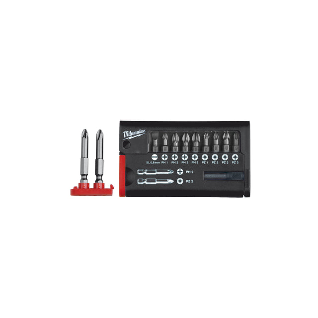Milwaukee Kompakt-Schrauberbit-Set 4932399513 roteswerkzeug