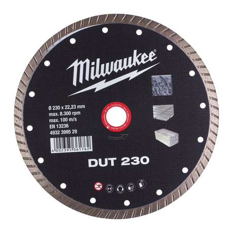 Milwaukee Diamanttrennscheibe DUT 4932399529 roteswerkzeug