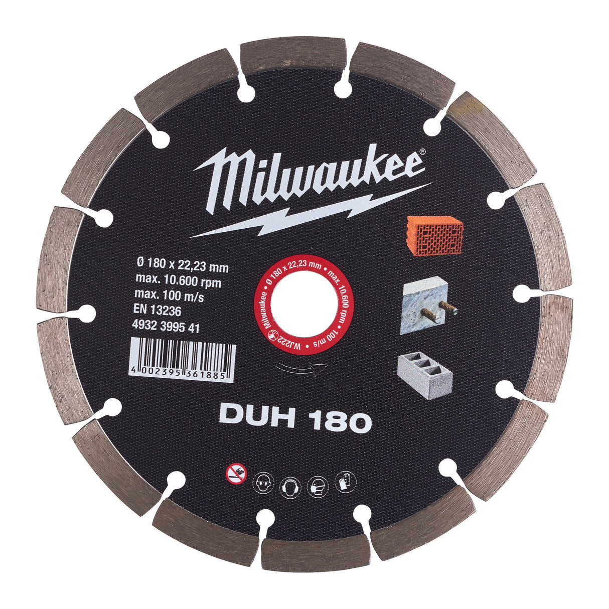 Milwaukee Diamanttrennscheibe DUH 4932399541 roteswerkzeug