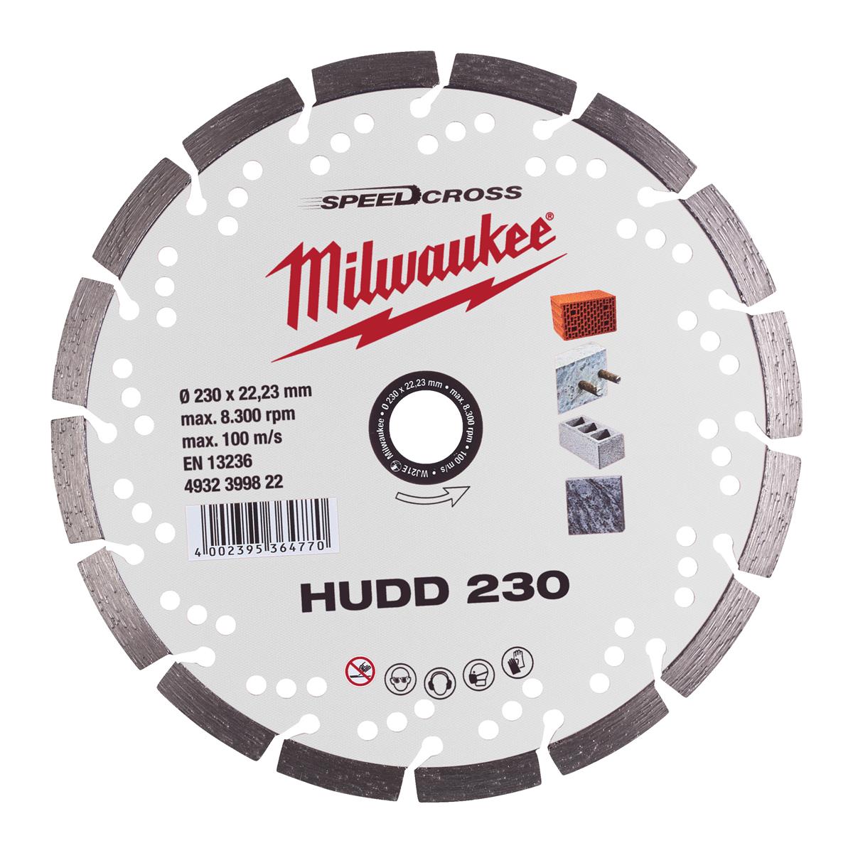 Milwaukee diamond cutting disc SPEEDCROSS HUDD 4932399822