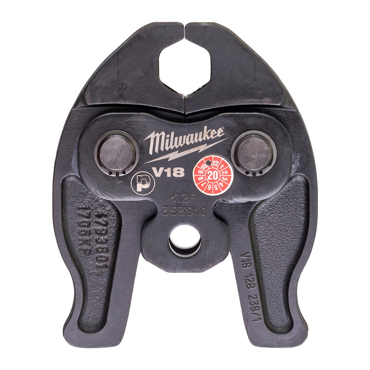 Milwaukee Pressbacke Ø 12 mm Profil V für M12 HPT 4932430264