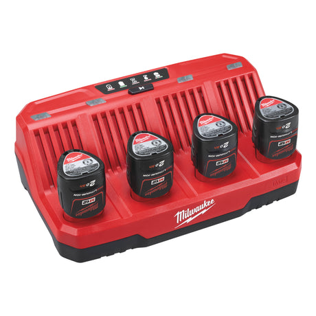 Milwaukee Ladegerät M12C4 4932430554 roteswerkzeug