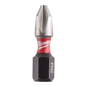Milwaukee Schrauberbit Phillips SHOCKWAVE PH2 25mm 4932430853 roteswerkzeug