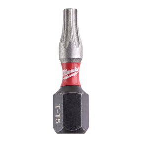 Milwaukee Schrauberbit Torx SHOCKWAVE TX15 25mm 4932430873 roteswerkzeug
