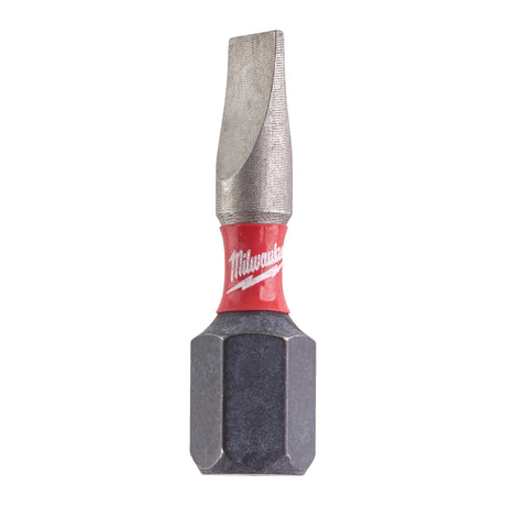 Milwaukee Schrauberbit Schlitz SHOCKWAVE SL 0,6x4,5x25mm 4932430901 roteswerkzeug