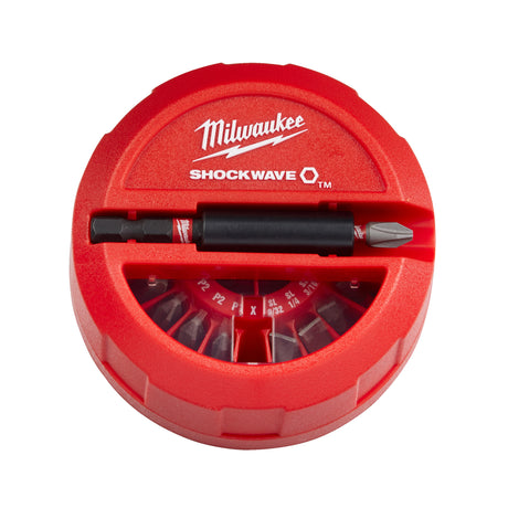 Milwaukee Puck Bit-Set schlagfest SHOCKWAVE 4932430904 roteswerkzeug