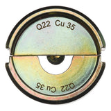 Milwaukee Presseinsatz Querschnitt 35 mm² Halbrund 4932451768