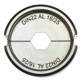 Milwaukee Presseinsatz Querschnitt 16/25 mm² Prägung 12 Hex 4932451771