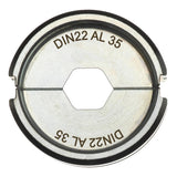 Milwaukee Presseinsatz Querschnitt 35 mm² Prägung 14 Hex 4932451772