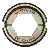 Milwaukee Presseinsatz Querschnitt 185 mm² Prägung 25 Hex 4932459473