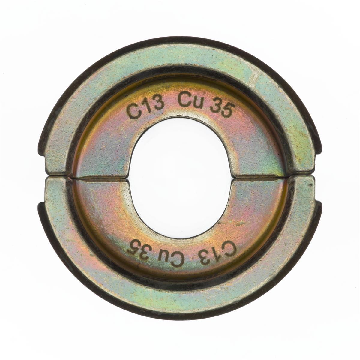 Milwaukee Presseinsatz zum Pressen von Abzweigklemmen Form C Durchmesser 35 mm² 4932459527