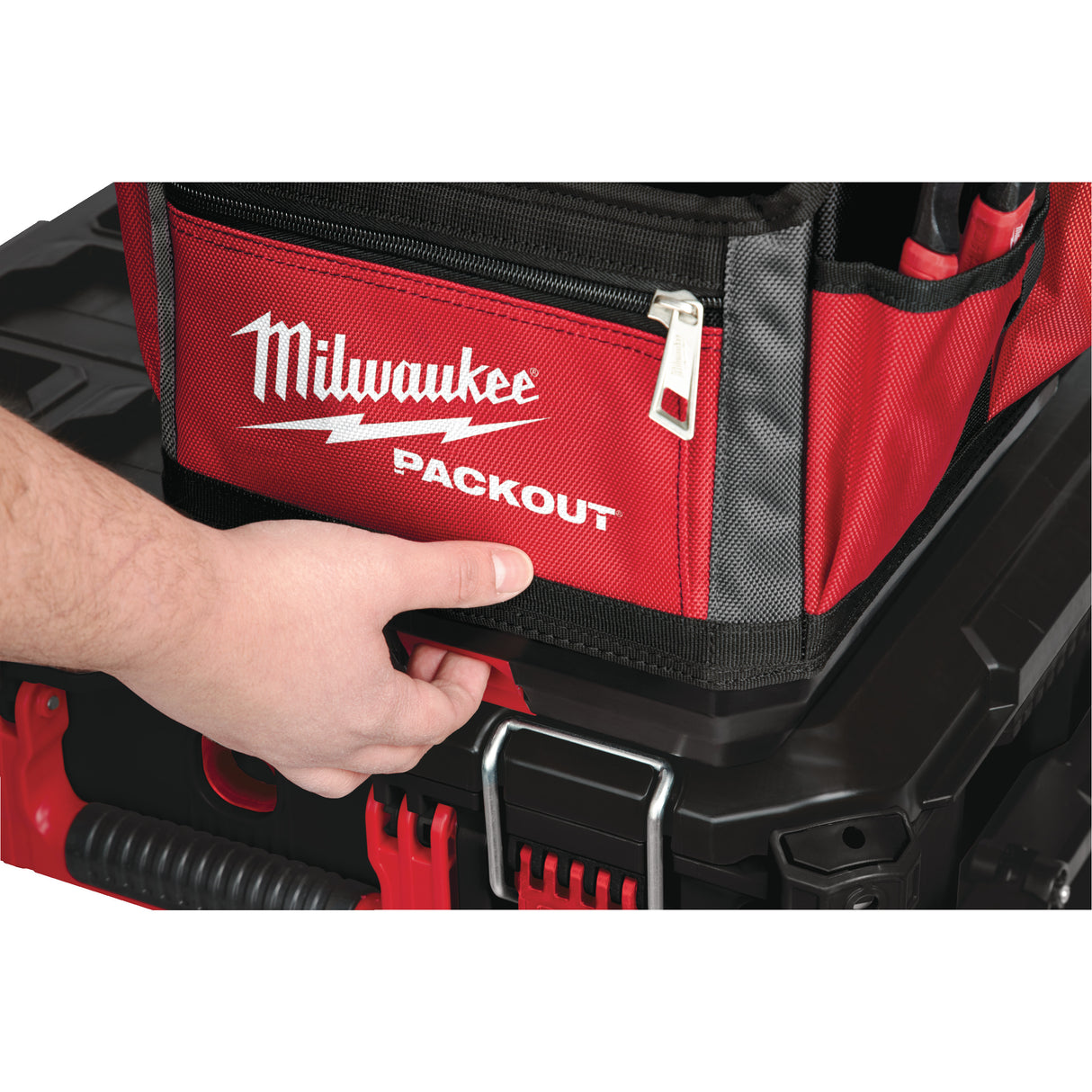 Milwaukee Werkzeugtasche PACKOUT 4932464084 roteswerkzeug