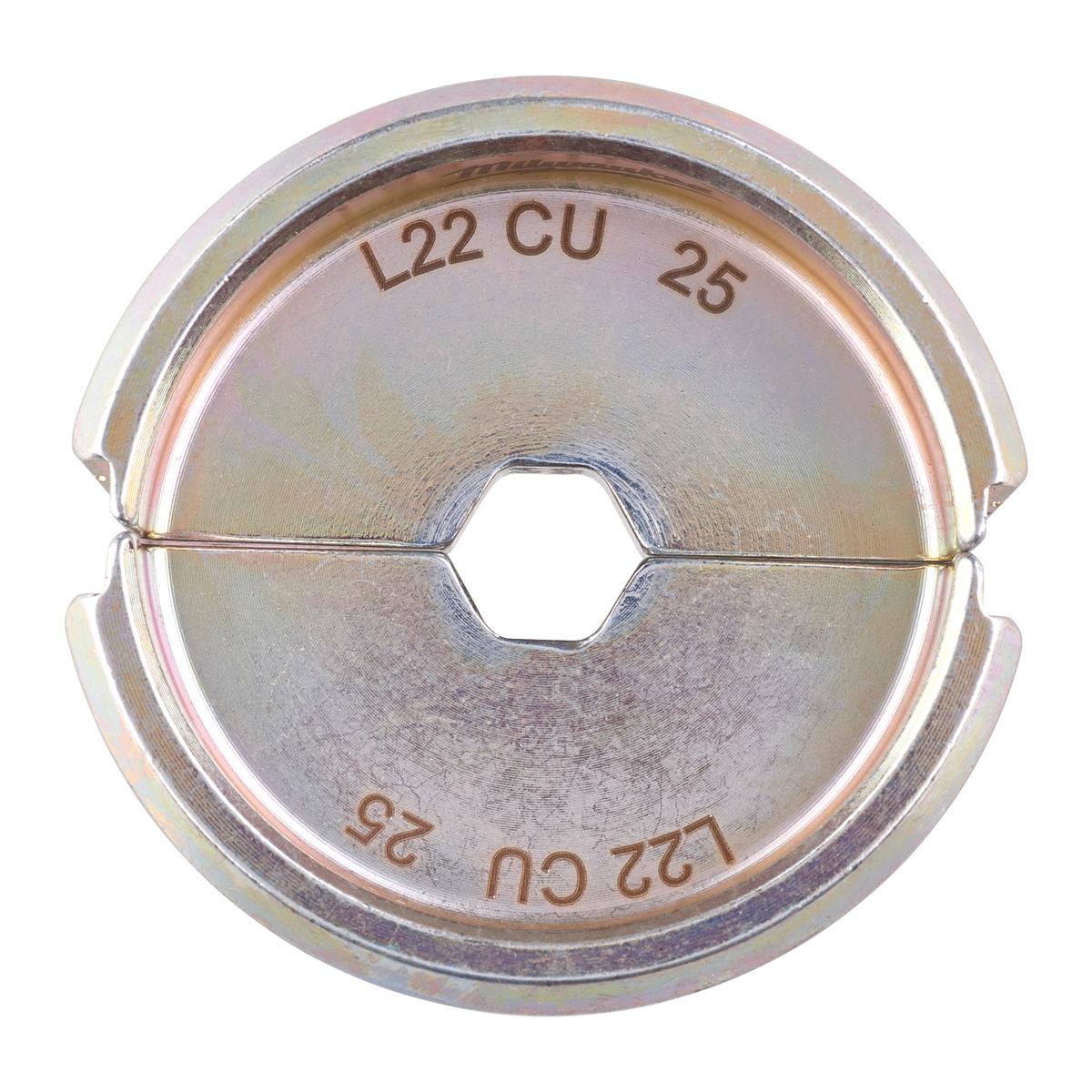 Milwaukee Presseinsatz Querschnitt 25 mm² Prägung 10 4932464488