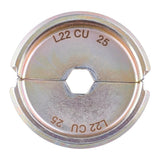 Milwaukee Presseinsatz Querschnitt 25 mm² Prägung 10 4932464488