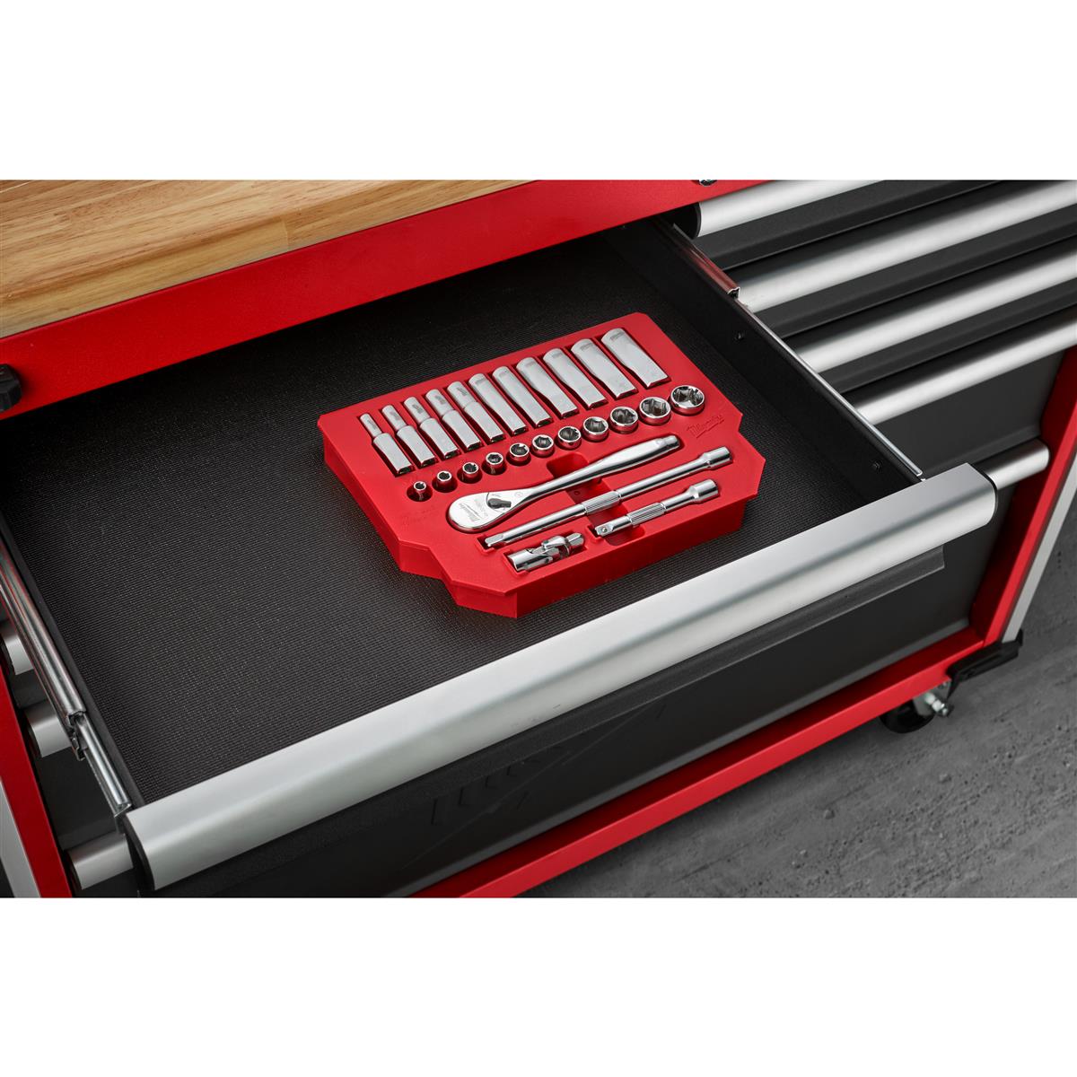Milwaukee ratchet and socket wrench set 4932464945