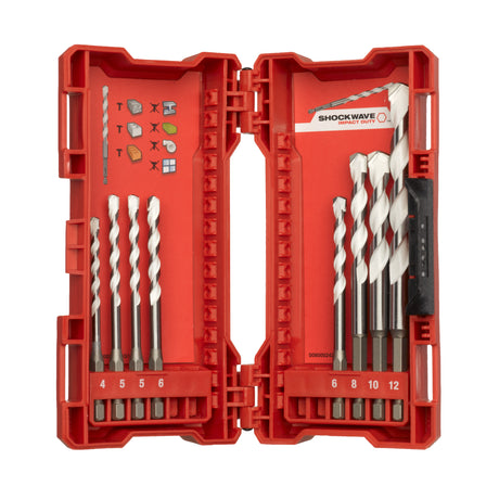 Milwaukee Multimaterial Bohrer-Set SHOCKWAVE 4932471112 roteswerkzeug