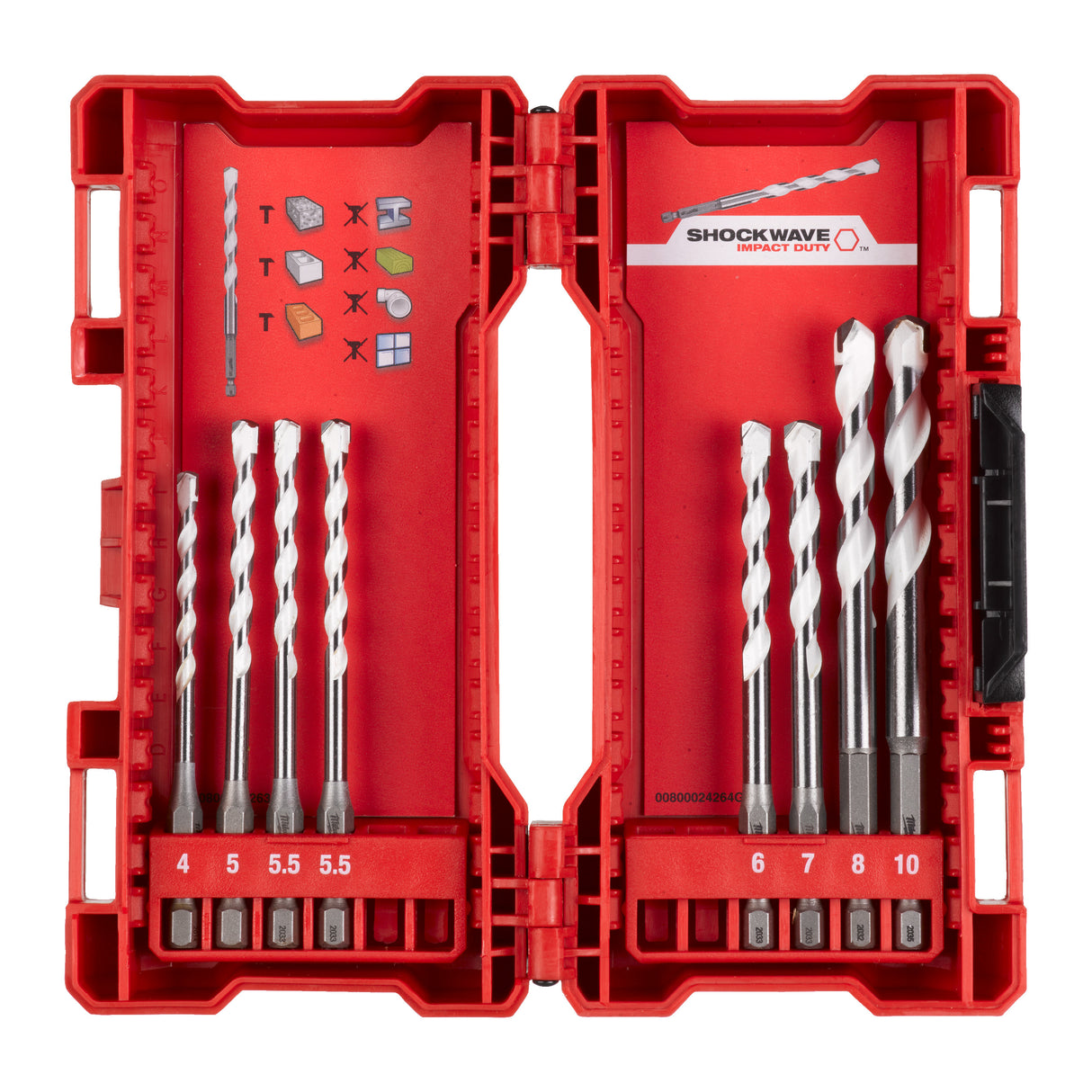 Milwaukee Multimaterial Bohrer-Set SHOCKWAVE 4932471113 roteswerkzeug