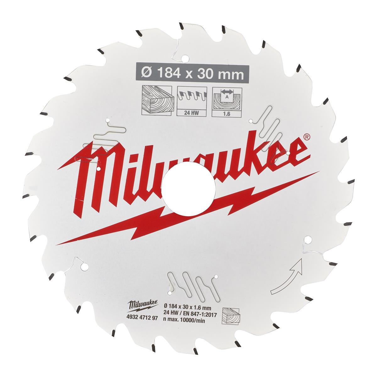 Lame de scie circulaire Milwaukee 4932471297