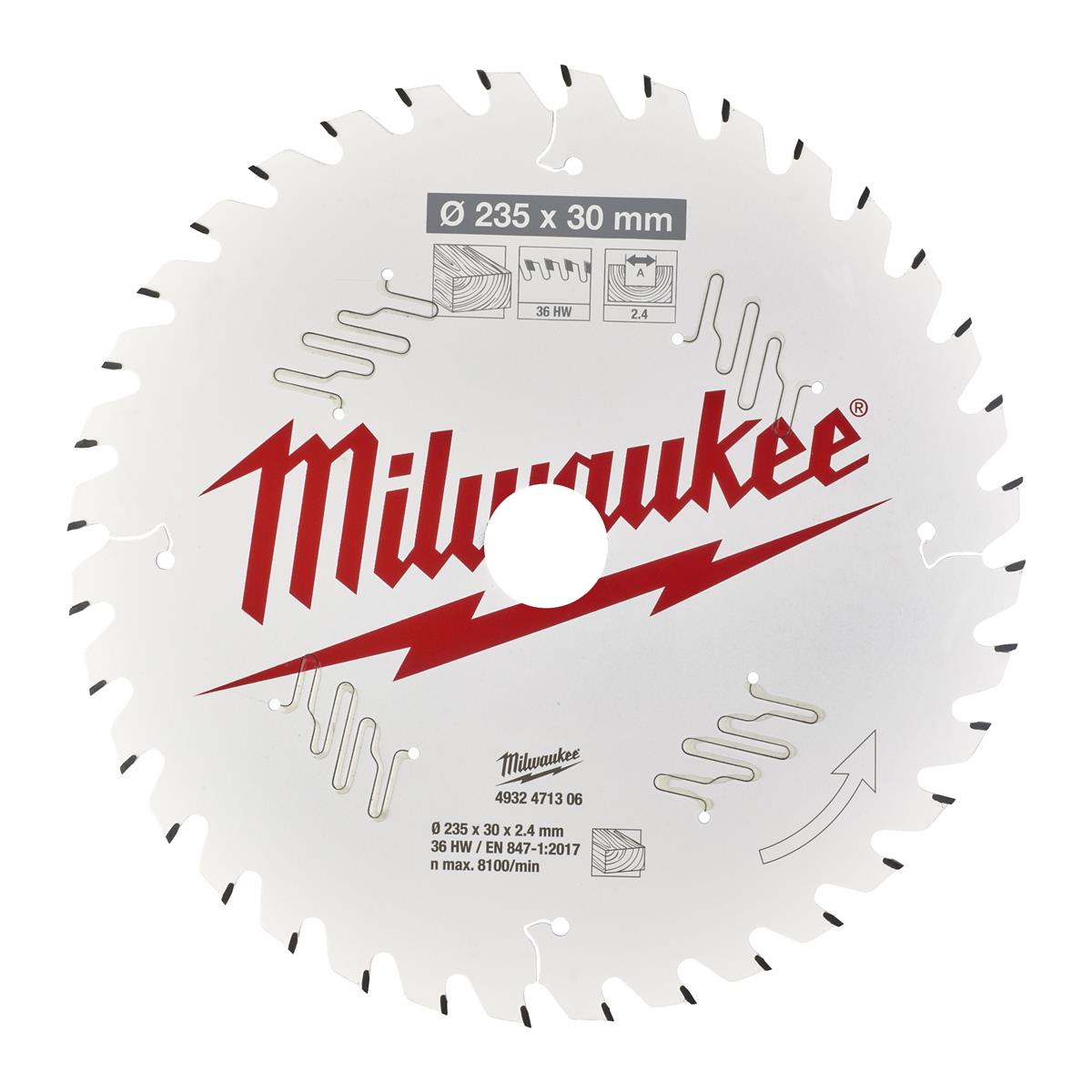 Lame de scie circulaire Milwaukee 4932471306