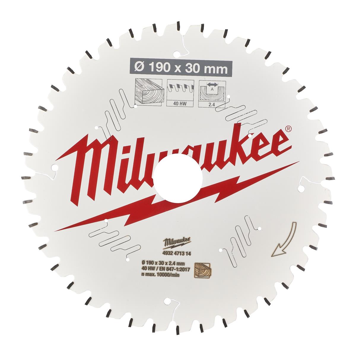 Milwaukee circular saw blade 4932471314
