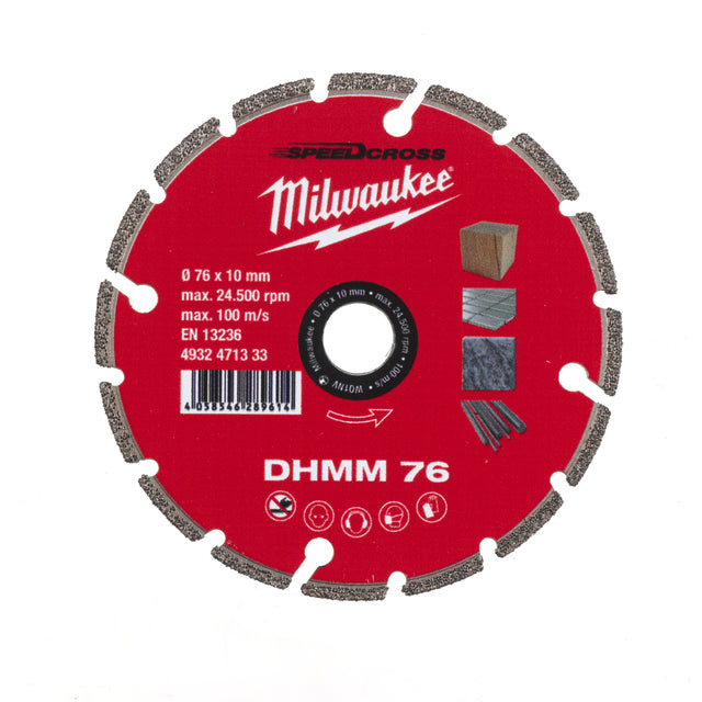Milwaukee Diamanttrennscheibe DHMM 4932471333 roteswerkzeug