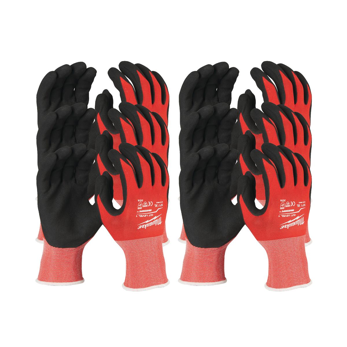 Milwaukee Cut Resistant Gloves 1/A White 10 / XL 4932471616
